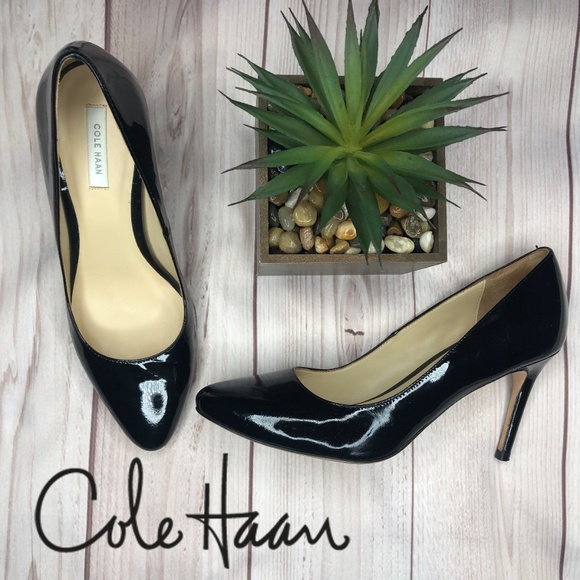 Cole Haan Patent Leather Heels 7B - Picture 1 of 6